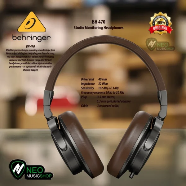 Behringer BH470 — Headphone Studio Monitoring Profesional