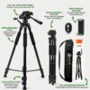 MIXIO 3522 Tripod 170CM — Tripod HP & Kamera Profesional Terbaik