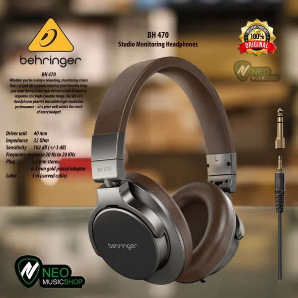 Behringer BH470 — Headphone Studio Monitoring Profesional