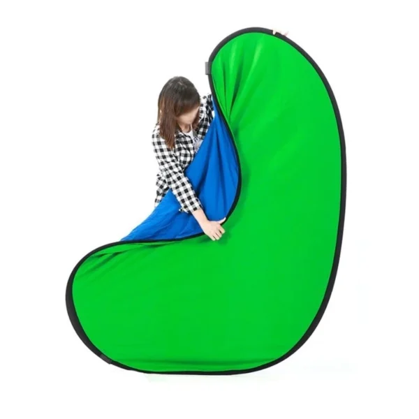 Green Screen Blue Screen 2in1 100x150cm — Backdrop Portable Content Creator
