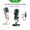 TNW K20 USB Mikrofon Kondensor — Mic Podcast & Streaming RGB